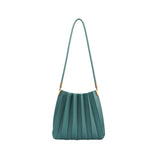 Carrie Pleated Bag - Peacock - Elle Maxine