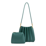 Carrie Pleated Bag - Peacock - Elle Maxine
