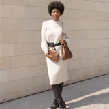 Carrie Pleated Shoulder Bag - Chocolate - Elle Maxine