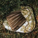 Carrie Pleated Shoulder Bag - Olive - Elle Maxine