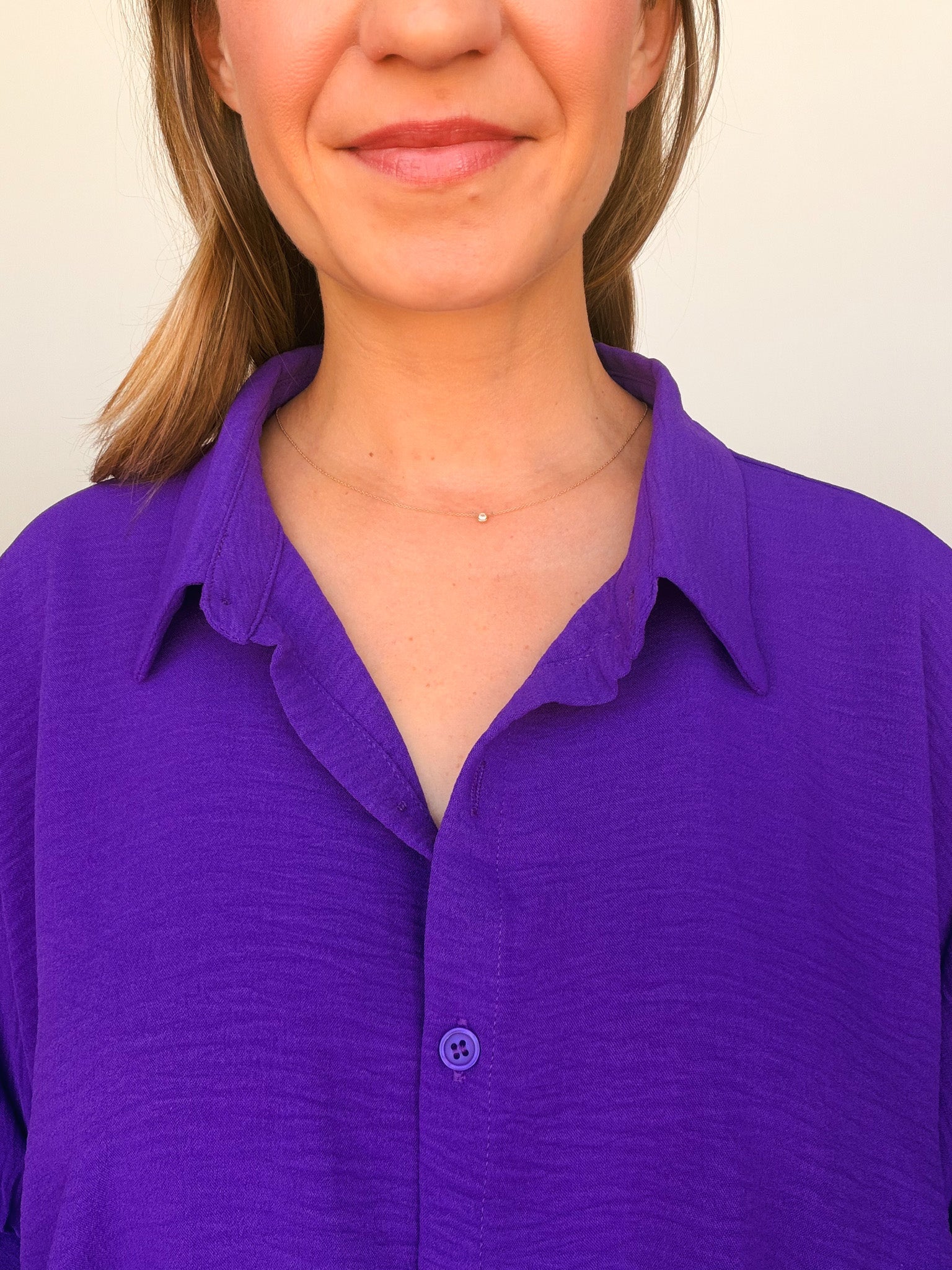 Carter Oversized Button Down Top - Elle Maxine