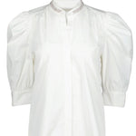 Cate Embellished Top - White - Elle Maxine