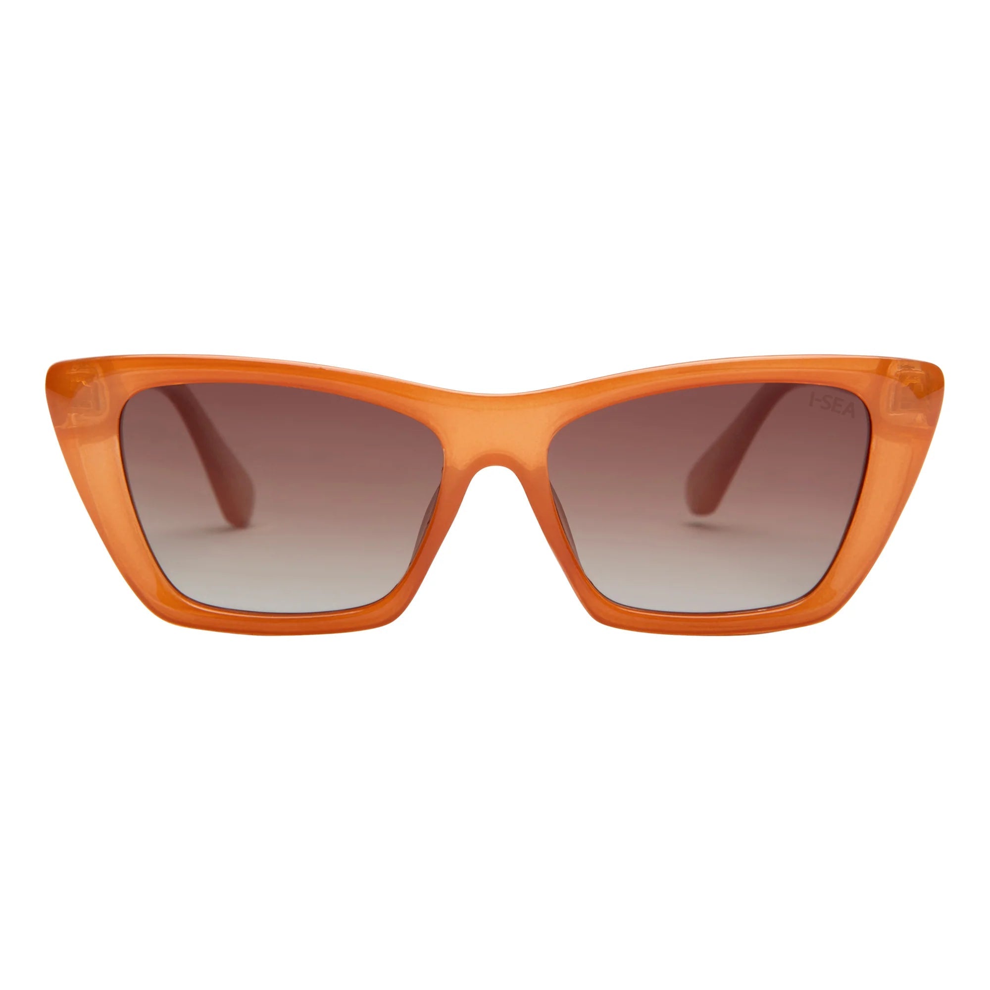 Cate Sunglasses - Apricot/Brown - Elle Maxine