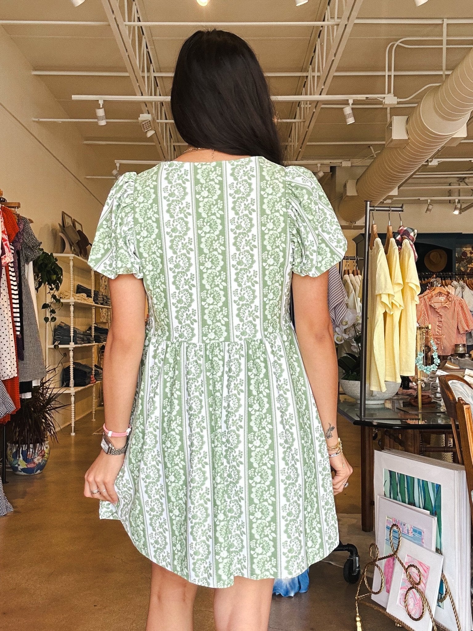 Cecily Dress - Tart Stripe - Elle Maxine