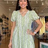 Cecily Dress - Tart Stripe - Elle Maxine