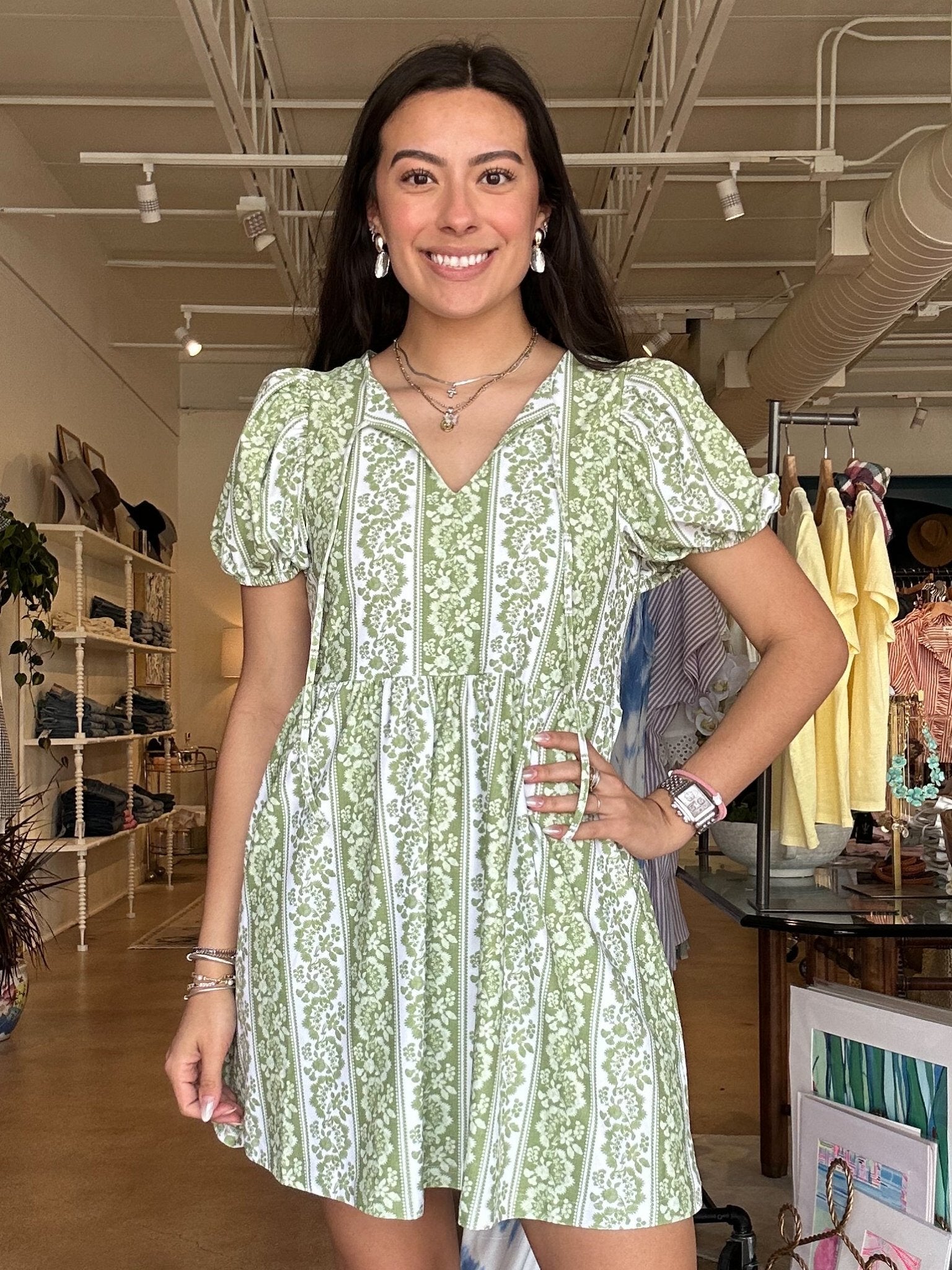 Cecily Dress - Tart Stripe - Elle Maxine