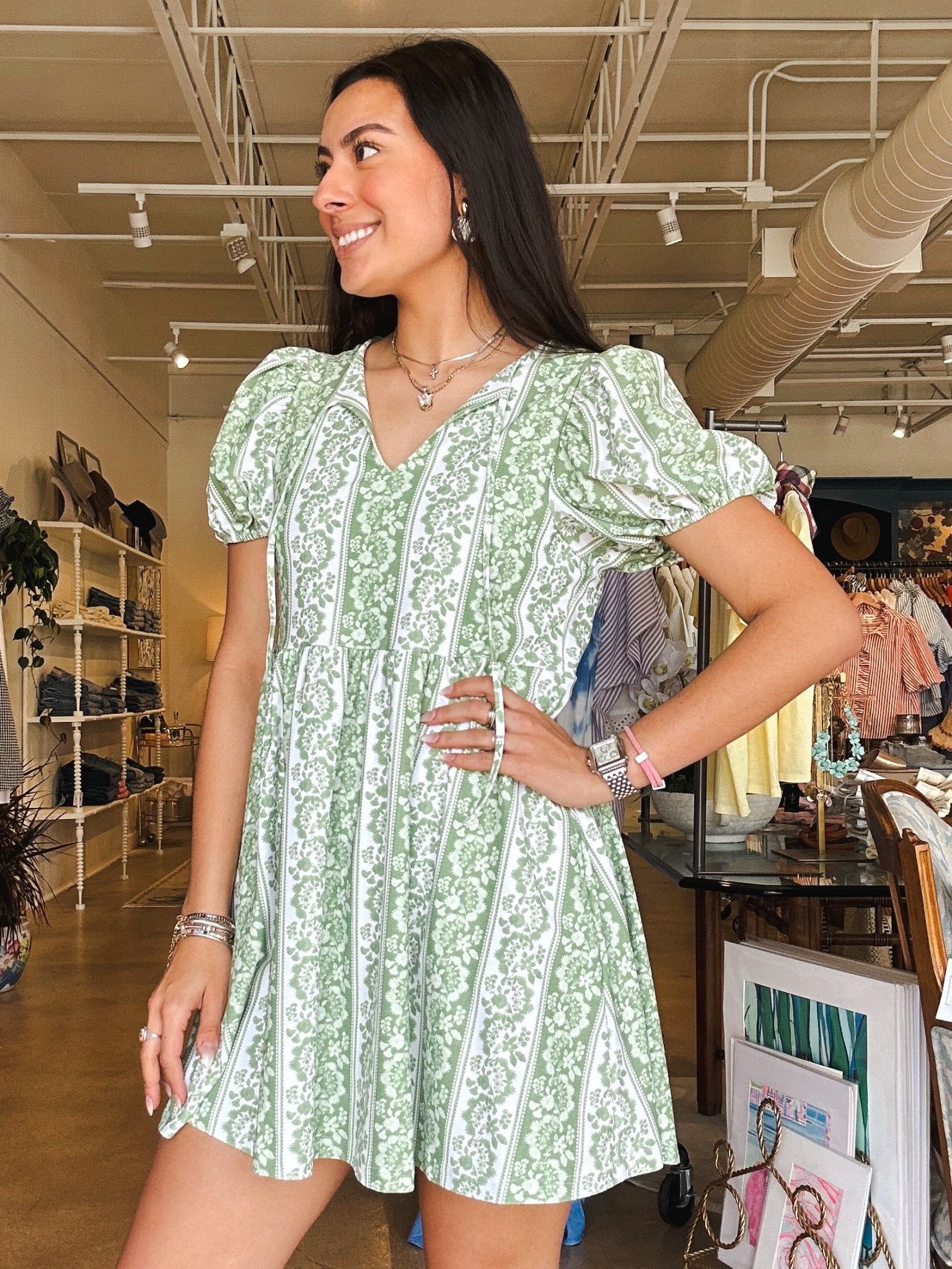 Cecily Dress - Tart Stripe - Elle Maxine