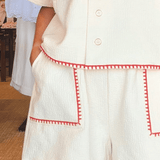 Celestea Blanket Stitch Short - Elle Maxine