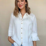 Celine Contrast Stitch Blouse - Elle Maxine