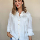 Celine Contrast Stitch Blouse - Elle Maxine