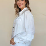 Celine Contrast Stitch Blouse - Elle Maxine