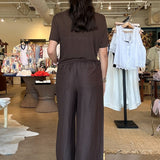 Century Cinched Pant - Oak Barrel - Elle Maxine