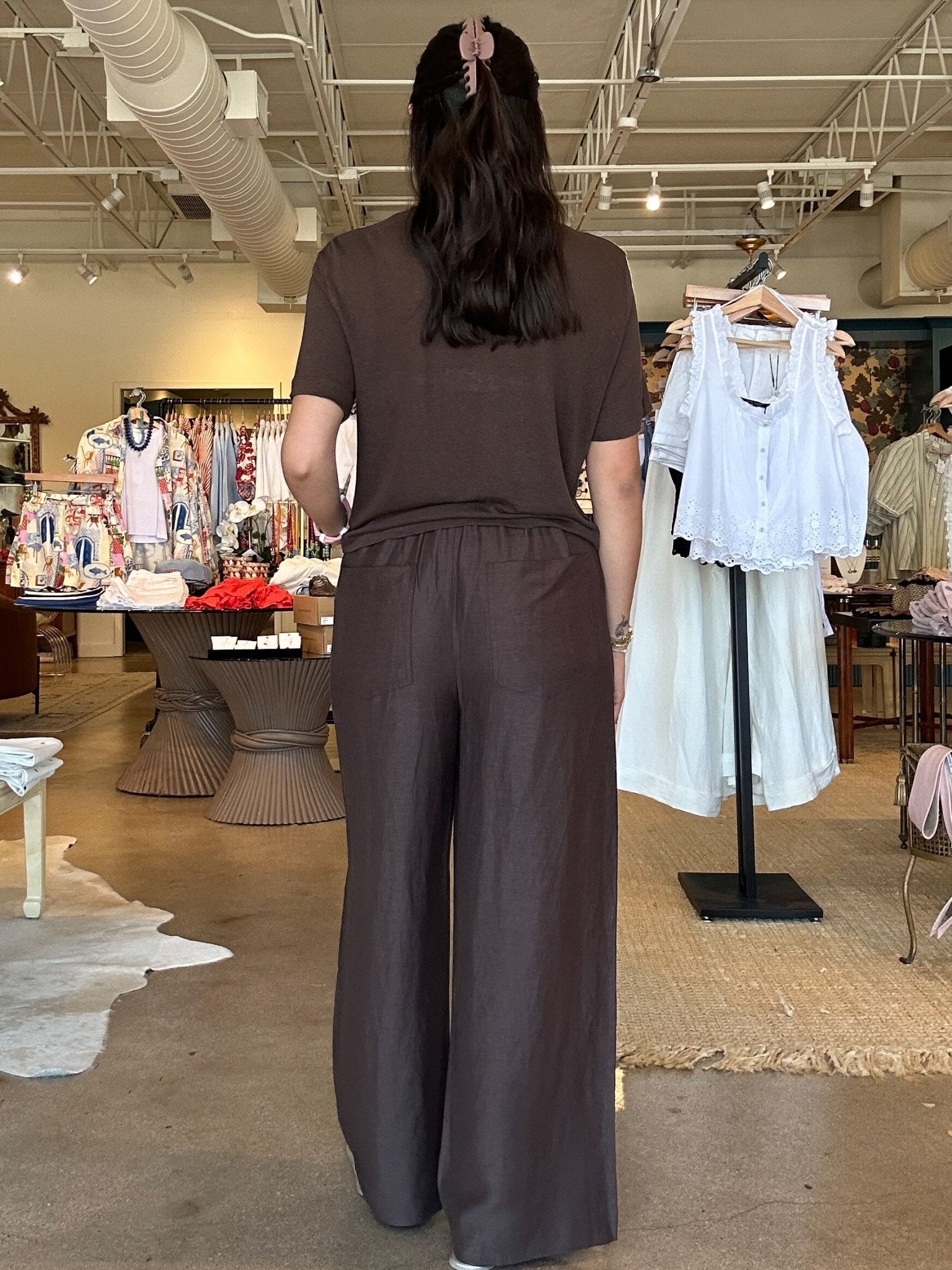 Century Cinched Pant - Oak Barrel - Elle Maxine