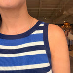 Ceruleen Stripe Tank Top - Elle Maxine
