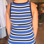 Ceruleen Stripe Tank Top - Elle Maxine