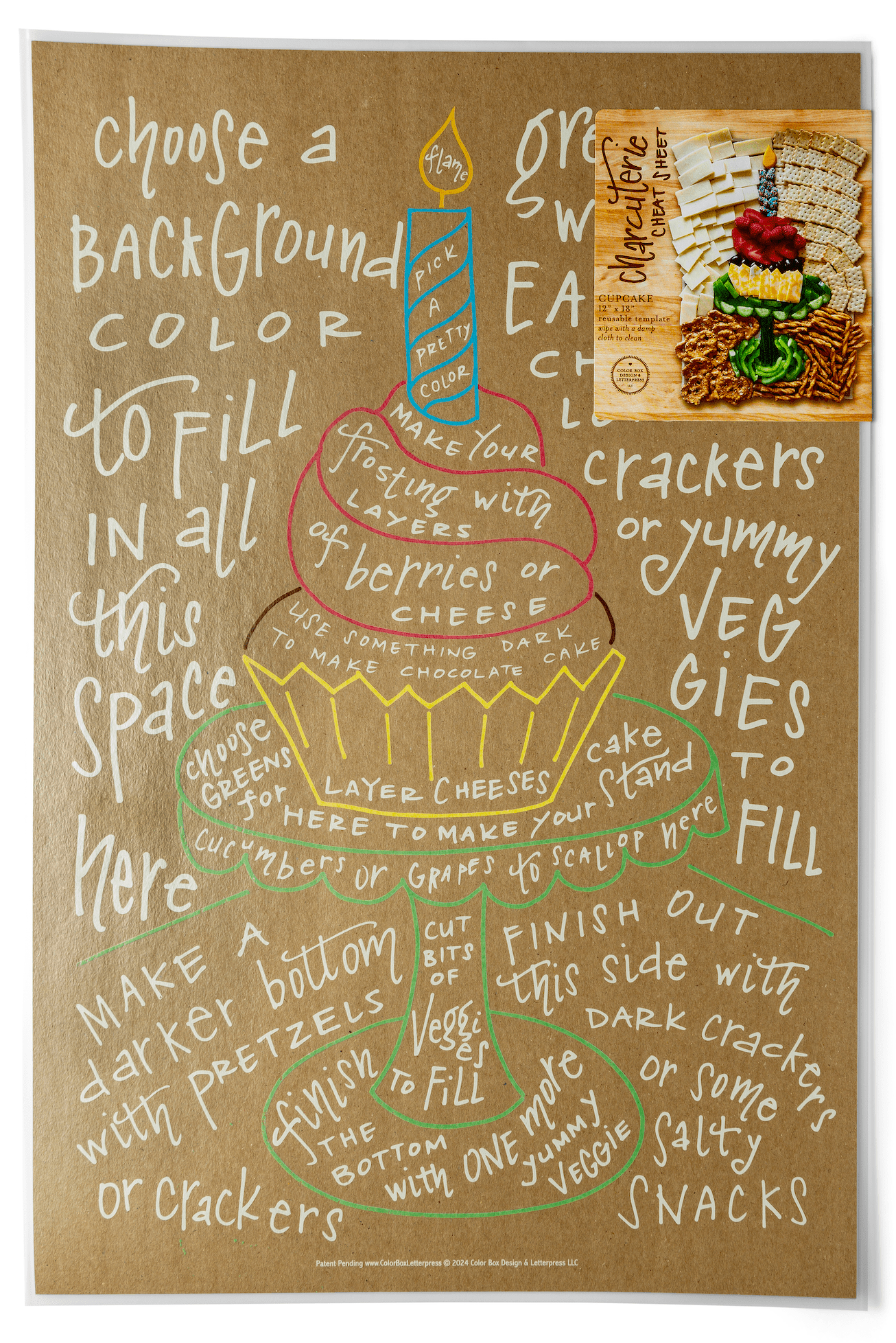 Charcuterie Cheat Sheet | Birthday Cupcake - Elle Maxine