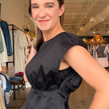 Charlotte Boat Neck Peplum Top - Elle Maxine