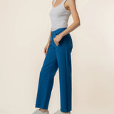 Charlotte High Rise Wide Leg - Sapphire - Elle Maxine