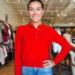 Chedid Sweater - Rouge - Elle Maxine