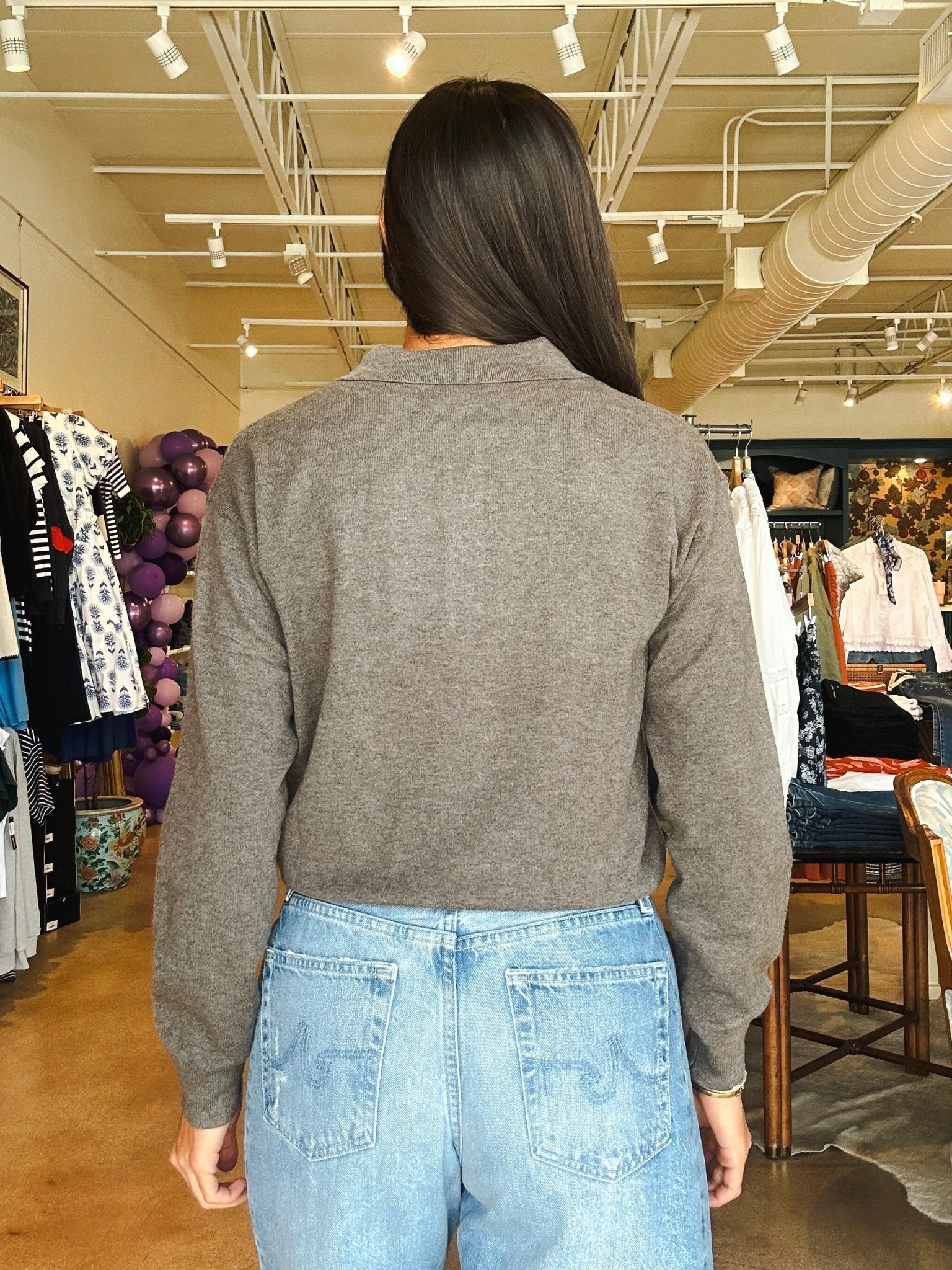 Chedid Sweater - Taupe - Elle Maxine