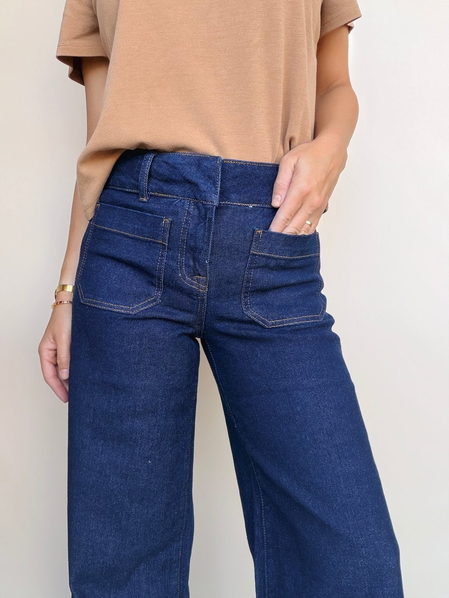 Chelsea Wide Leg Jeans - Elle Maxine