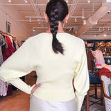 Chenoa Ribbed Cardigan - Butter - Elle Maxine