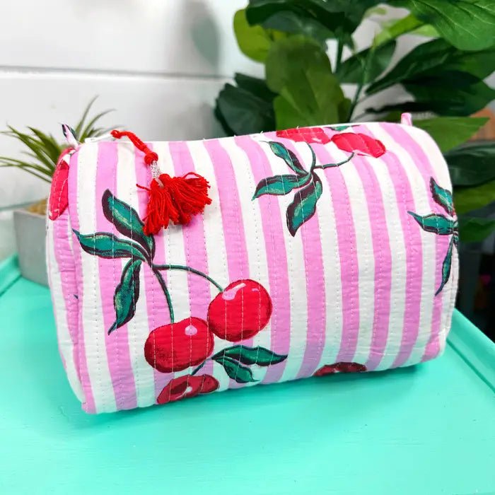 Cherry Cosmetic Bag - Elle Maxine