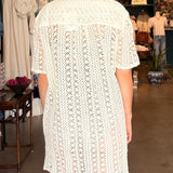 Chiara Crochet Cover Up Dress - Elle Maxine