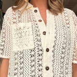 Chiara Crochet Cover Up Dress - Elle Maxine