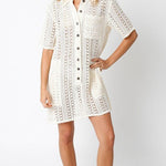Chiara Crochet Cover Up Dress - Elle Maxine