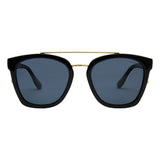 Chloe Sunglasses - Black/Smoke - Elle Maxine