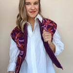 Choko Reversible Quilted Vest - Elle Maxine