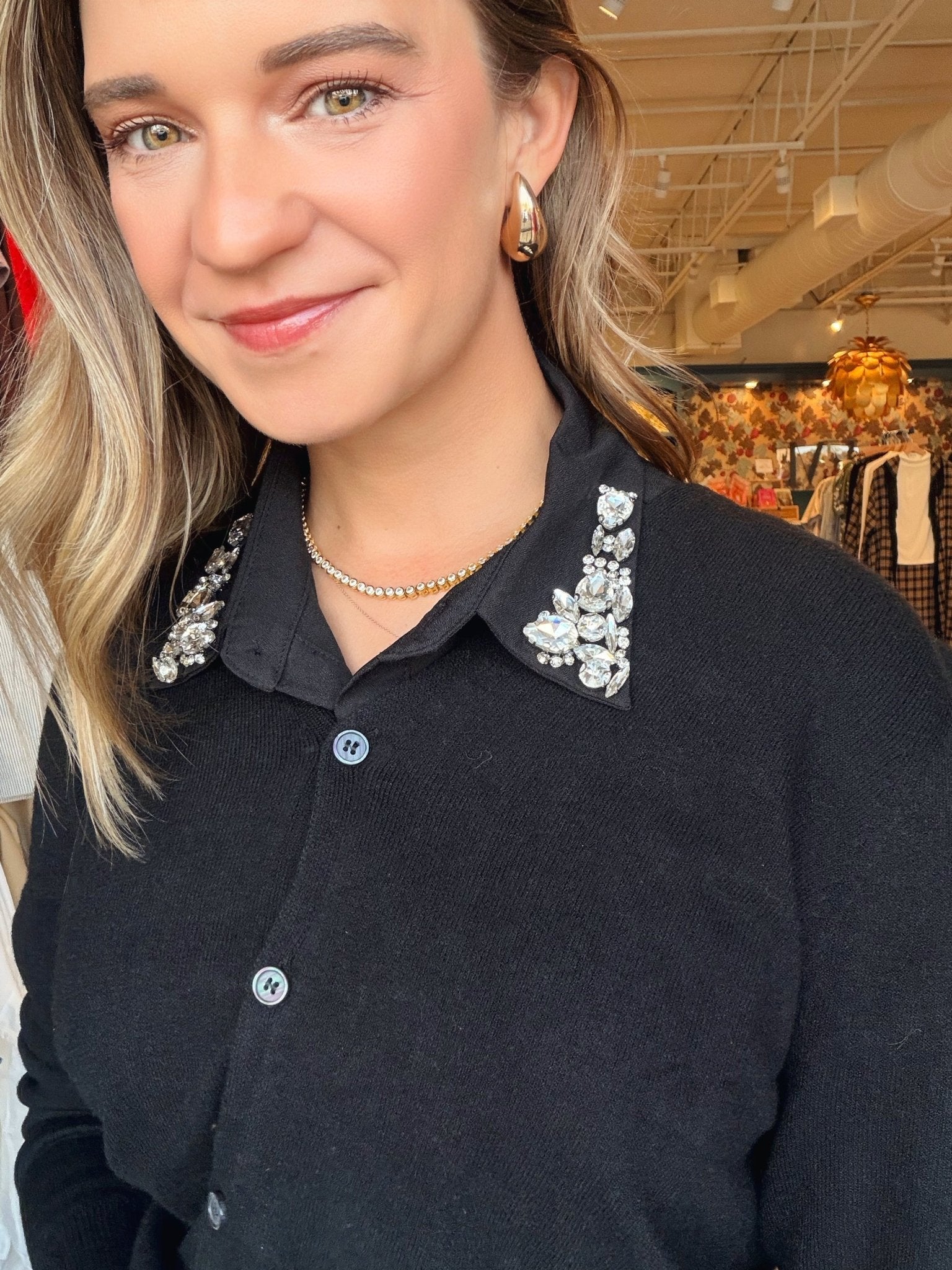 Cindy Jeweled Collar - Elle Maxine
