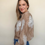Cinzia Patterned Blouse - Elle Maxine