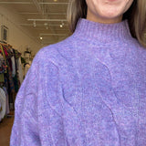 Claire Knit Sweater - Lilac - Elle Maxine