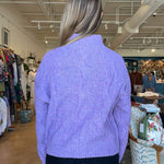 Claire Knit Sweater - Lilac - Elle Maxine
