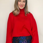 Clark Feather Trim Sweater - Elle Maxine