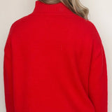 Clark Feather Trim Sweater - Elle Maxine