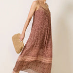 Coastal V - Neck Maxi Dress - Elle Maxine