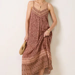 Coastal V - Neck Maxi Dress - Elle Maxine