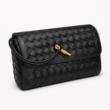 Coastal Woven Clutch - Black - Elle Maxine