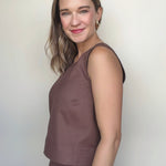 Coco Denim Scoop Tank - Elle Maxine