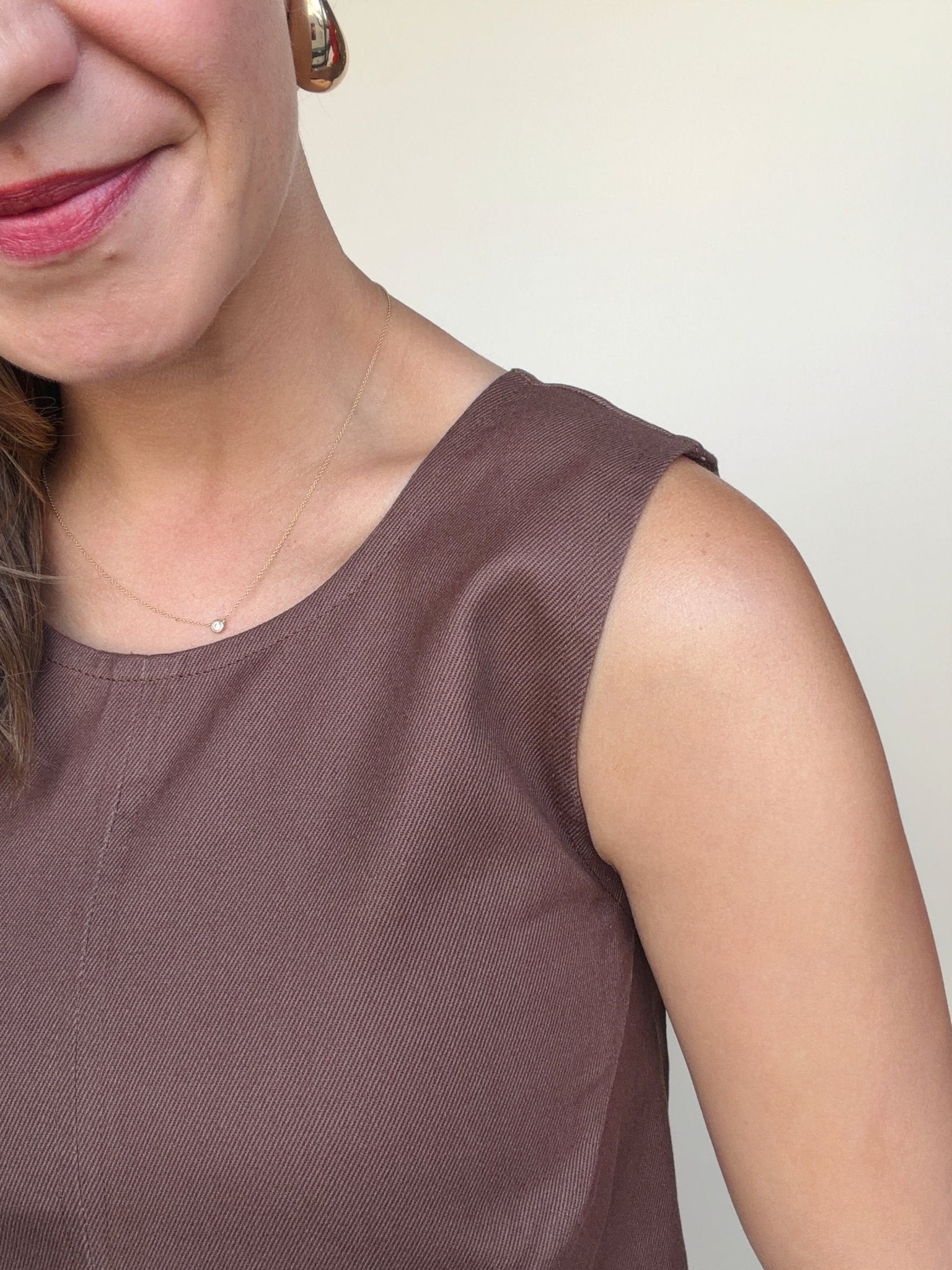 Coco Denim Scoop Tank - Elle Maxine