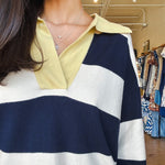 Colchique Sweater - Bleu - Elle Maxine