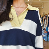 Colchique Sweater - Bleu - Elle Maxine