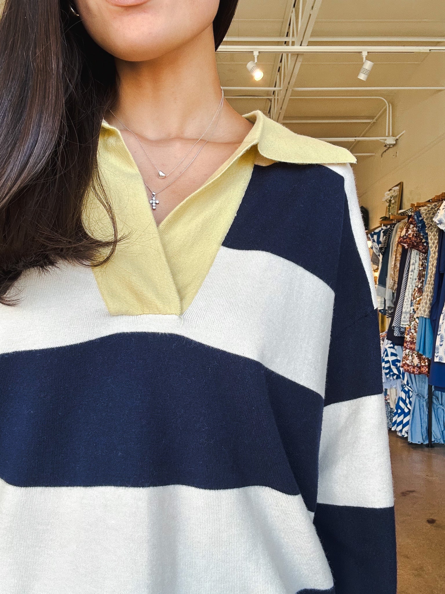 Colchique Sweater - Bleu - Elle Maxine