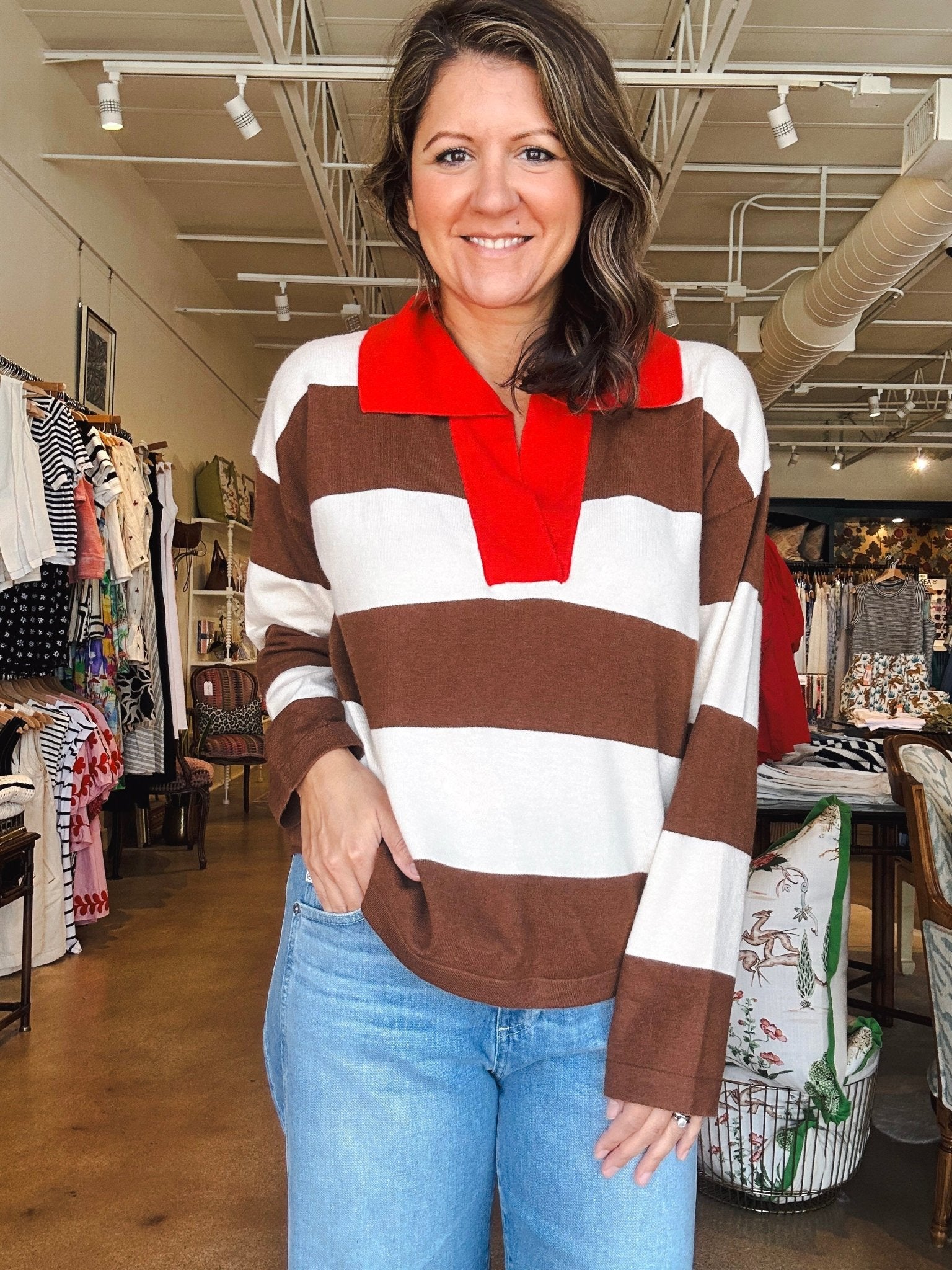Colchique Sweater - Marron - Elle Maxine