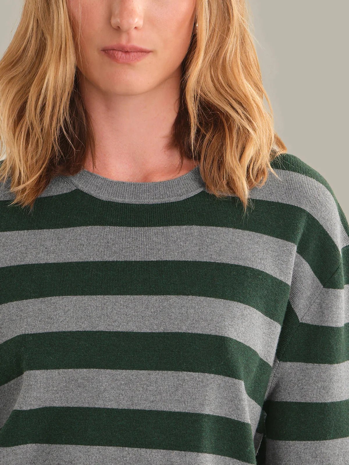 Colette Crew Neck Boxy Tee - Elle Maxine