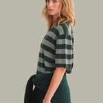 Colette Crew Neck Boxy Tee - Elle Maxine