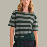 Colette Crew Neck Boxy Tee - Elle Maxine